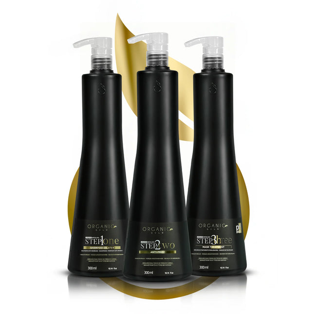 Organic Gold – Braziliaanse Keratinebehandeling + Lizze Stijltang en Haardroger