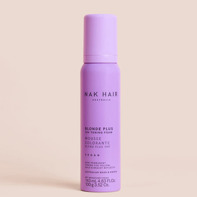 NAK Blonde Plus 10V Toning Foam 100g