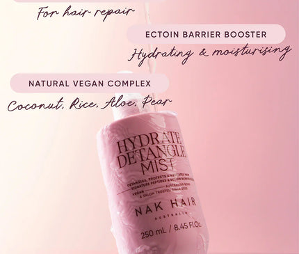 NAK Hair | Hydrate detangle mist ontwar spray 250g