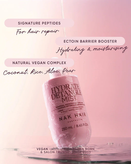 NAK Hair | Hydrate detangle mist ontwar spray 250g