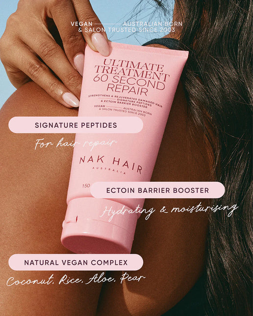 NAK Hair Ultimate treatment- 60 sec. repair