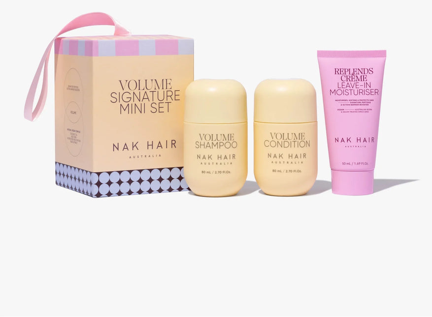 Nak Hair Signature Holiday Volume Travel Trio