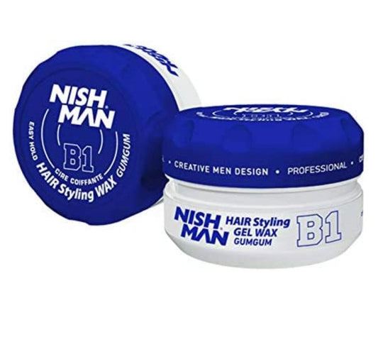 Nishman B1 Easy Hold Hair Styling Gel Wax GumGum 150ml