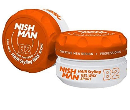 Nishman B2 Easy Hold Hair Styling Gel Wax Sport 150ml
