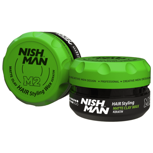 Nishman M2 Matte Clay Hair Styling Wax 100ml