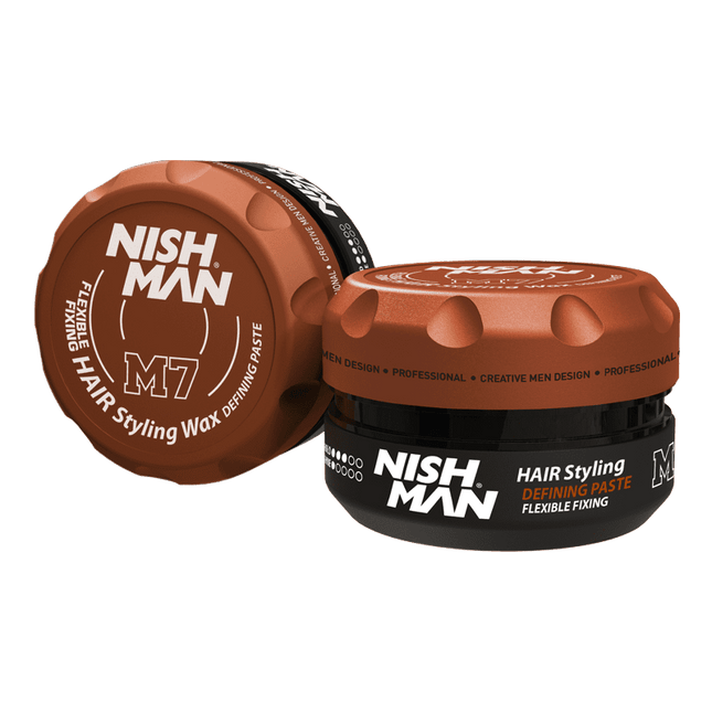 Nishman M7 Flexible Fixing Hair Styling Wax Defining Paste 100ml