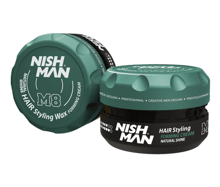 Nishman M8 Natural Shine Hair Styling Wax Forming Cream 100ml