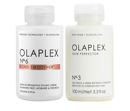 OLAPLEX® No. 6 Bond Smoother 100ml + No.3 Hair Perfector 100ml