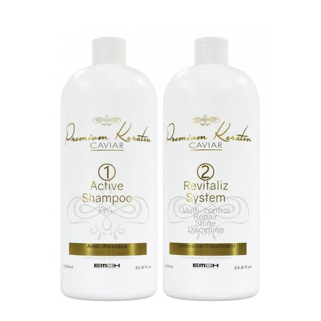 EM2H Premium Keratin Caviar Smoothing Set 2x 1000 ml