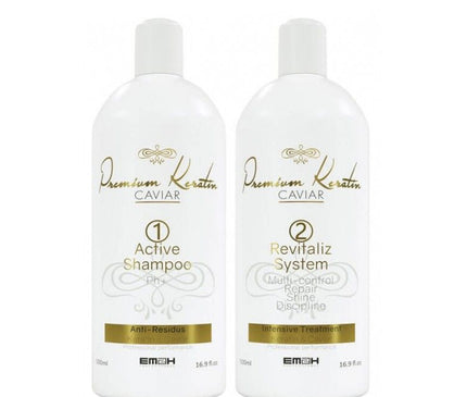 EM2H Premium Keratin Caviar Smoothing Set 2x 500 ml