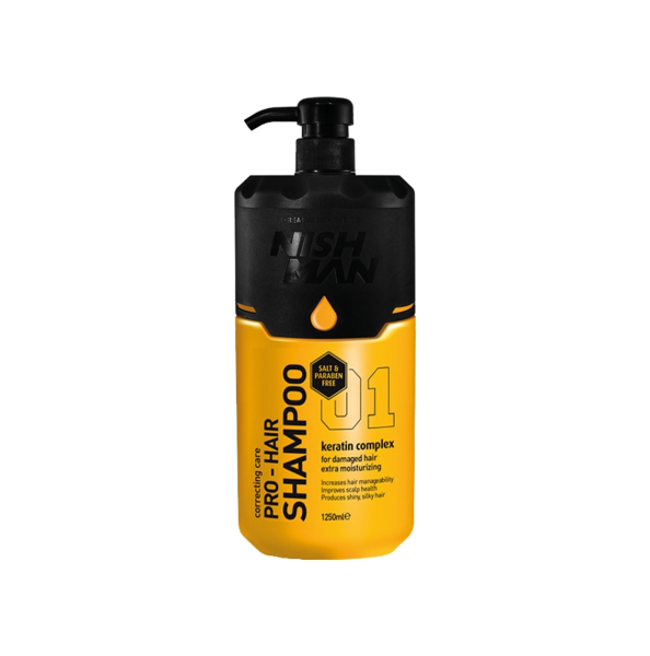 Shampoo Pro Hair Paraben Free 1250ml #1 Nishman