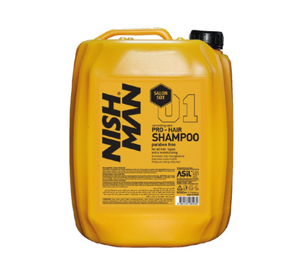 Shampoo Pro Hair Paraben Free Salon Size 5L #1 Nishman