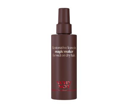 Magic maker 150 ml Multi functional leave in spray with 12 effects for all hair types. Color protection UV protection Heat protection Anti frizz Volumizing Helps to repair split ends Increase manageability Nourishing Enhance the glance Increase styling ease Nourish the hair from root to tip Strenghtens the hair to prevent damage How to use Spray into the hair or in the palm of your hand to apply as a cream. Perfect in both dry and toweldried hair. Code 260500150 Barcode 7350116701609