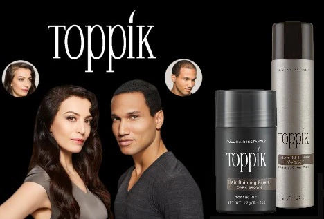 Toppik Hair Building Fibers Kastanjebruin - 27,5 gram - Cosmetische Haarverdikker - Verbergt haaruitval - Direct voller haar