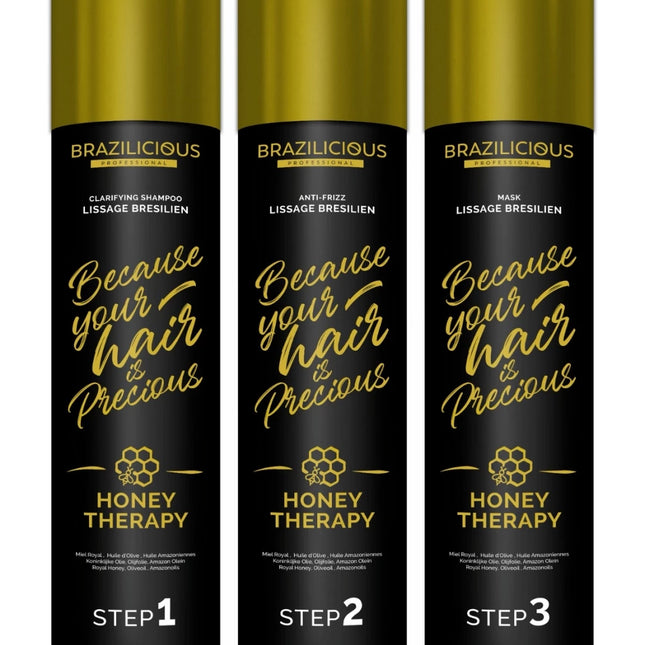 Braziliciosu Honey Therapy Set 3x 1l