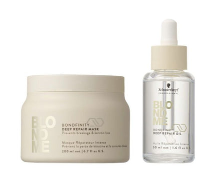 Schwarzkopf BlondMe Bondfinity Deep Repair Mask 200ml + Oil 50ml