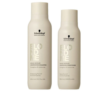 Schwarzkopf BlondMe Bond Repair Nourishing Shampoo 300ml + Conditioner 250ml