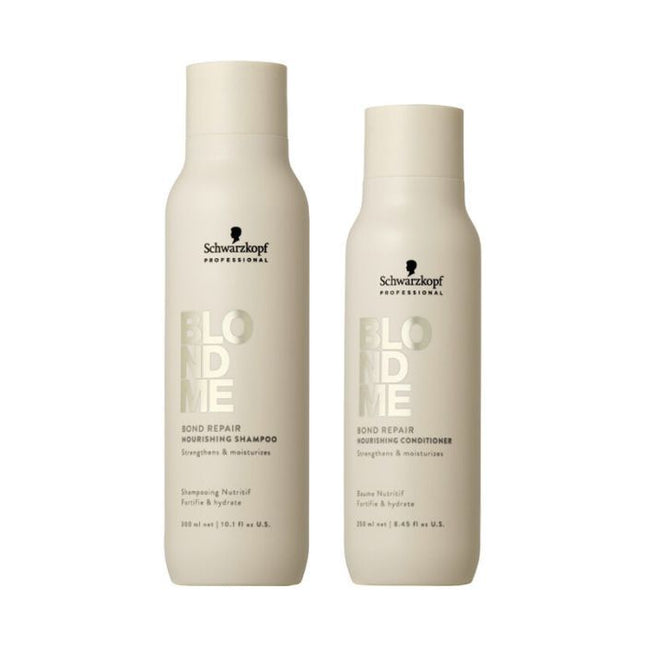 Schwarzkopf BlondMe Bond Repair Nourishing Shampoo 300ml + Conditioner 250ml