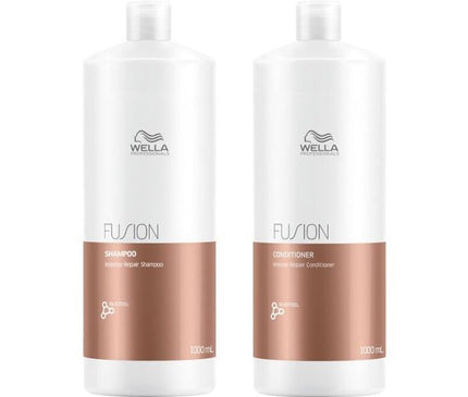 Wella Fusion Intense Repair Shampoo 1000ml + Conditioner 1000ml