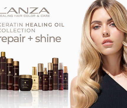 L'ANZA Keratin Healing Oil Lustrous Care Set - 300+250+210+50ml