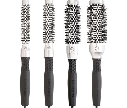 Olivia Garden Essential Borstel Blowout Classic Silver START PAKKET