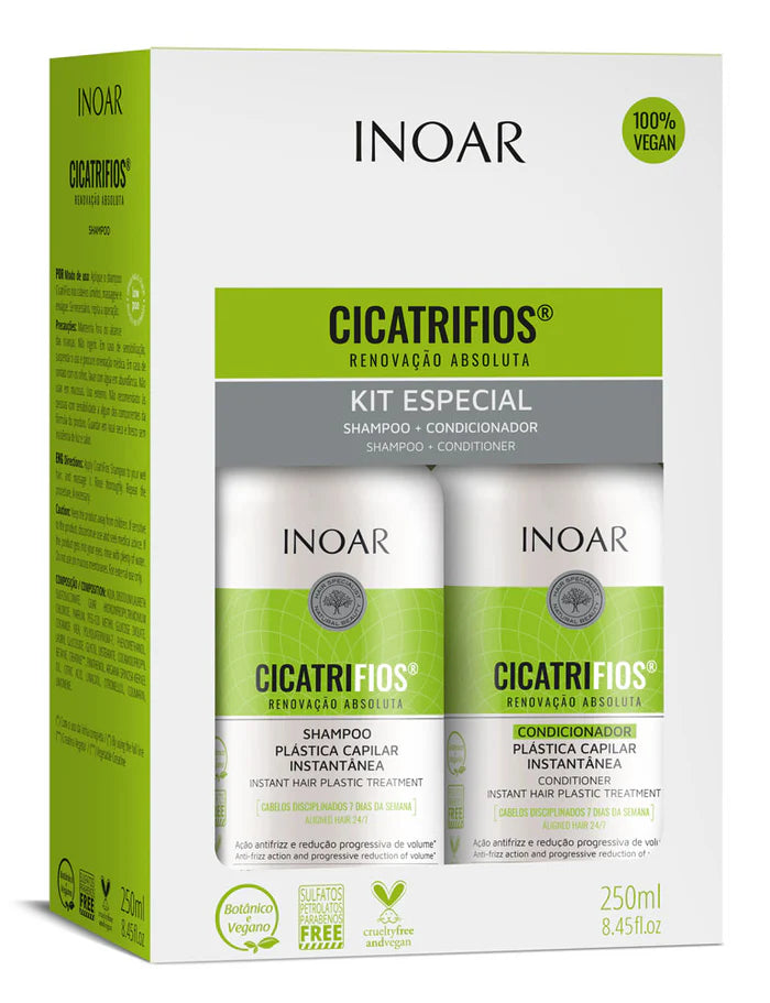 Inoar Cicatrifios Set Shampoo en Conditioner 2x 250 ML