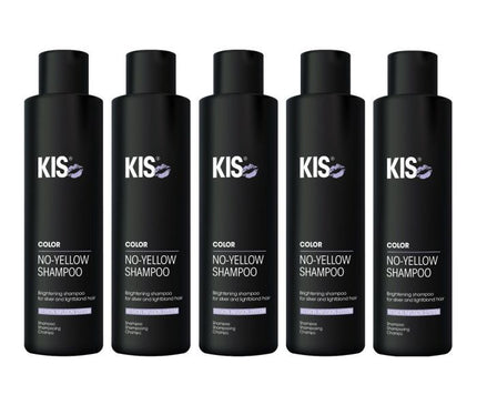 5x KIS No-Yellow Shampoo 250ml