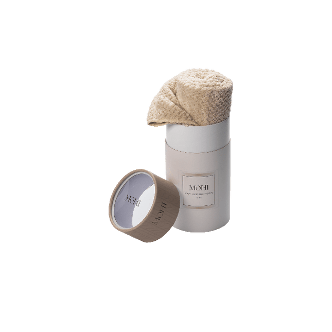 Mohi Microfiber Hair Towel Beige