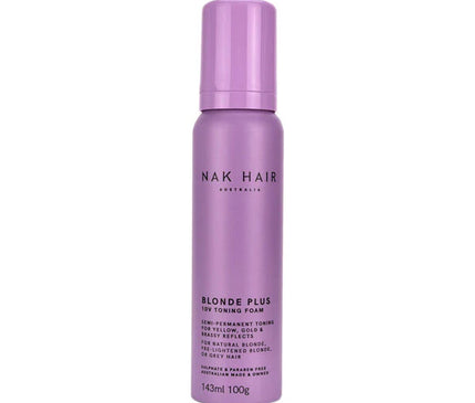 NAK Hair Blonde Plus 10V Toning Foam 100g