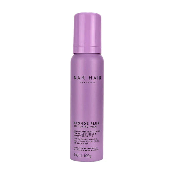NAK Hair Blonde Plus 10V Toning Foam 100g
