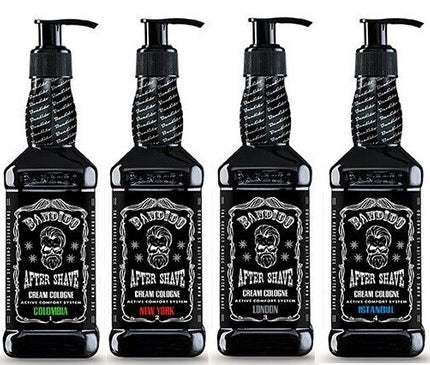 4 x Bandido Aftershave Cream Cologne 350ml