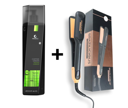 Honma Tokyo Coffee Green 1000 ml (new bottle) + Brazilicious Titanium & Gold 48K Therapy 250 º