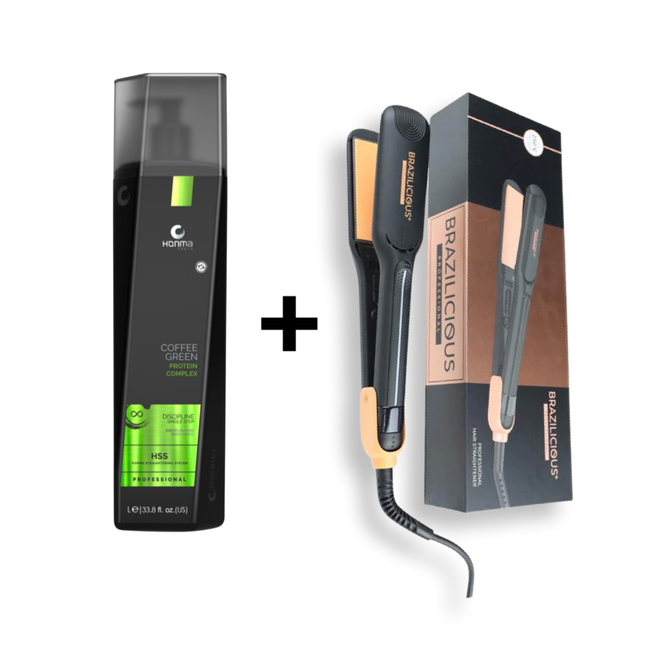 Honma Tokyo Coffee Green 1000 ml (new bottle) + Brazilicious Titanium & Gold 48K Therapy 250 º