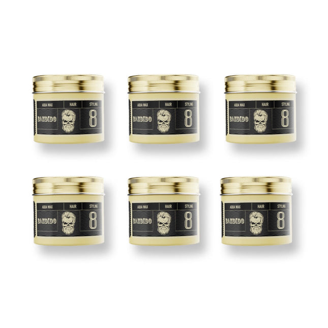 Bandido 6-Pack Yellow Aqua Haar Wax Extra Strong 8 125 ml