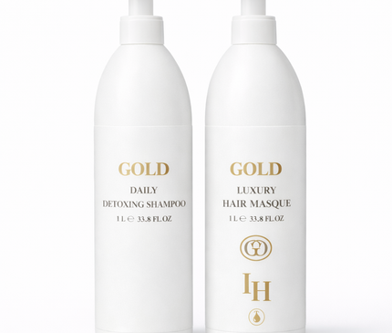 GOLD Daily Detoxing Shampoo & GOLD Luxury Hair Masque