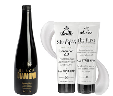 Black Diamond Proteïne Behandeling 1000ml &amp; Onderhoudskit Sweet professionele