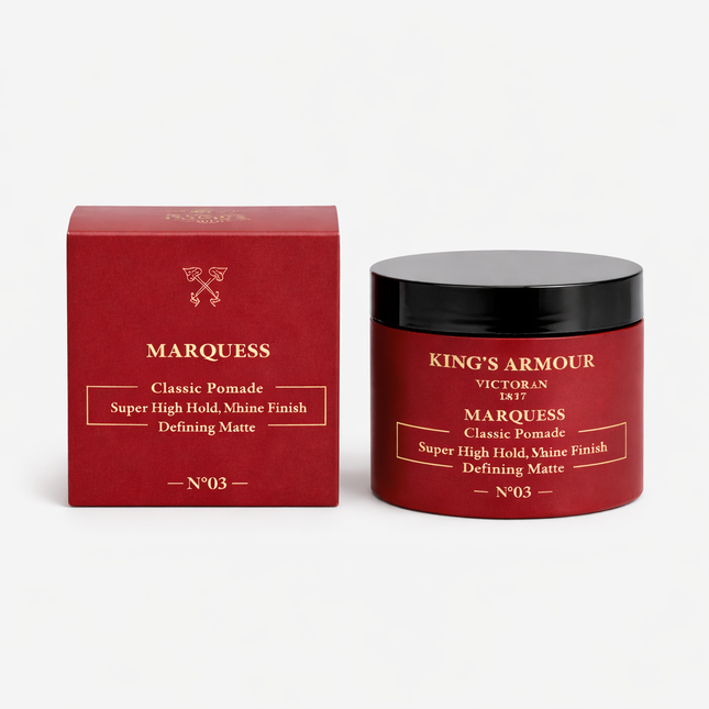 King’s Armour Marquess Classic Pomade N°03 – Super High Hold & High Shine Finish