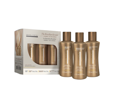 CADIVEU BRASIL CACAU ECO Keratin kit 3 x 110 ml