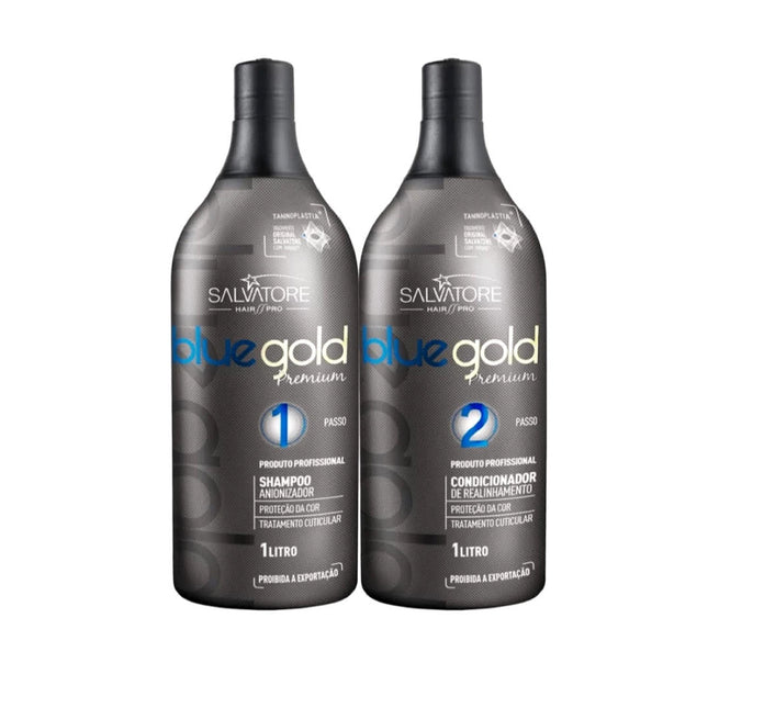 Salvatore Blue Gold Premium KIT 2x1000ml keratin treatment