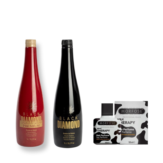 Black Diamond Proteïne &amp; Black Diamond Premium keratine &amp; Morfos Haarparfum