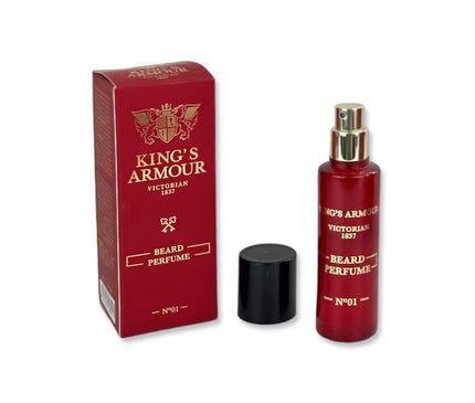 King's Armour baardparfum Care and Fragrance for the Beard, Beard Care Spray, 40 ml