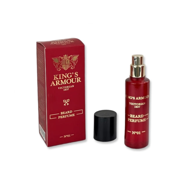 King's Armour baardparfum Care and Fragrance for the Beard, Beard Care Spray, 40 ml
