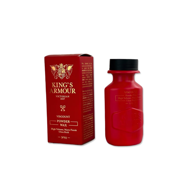 King's Armour Viscount Powder Wax 20 g | Hair Powder | Matte Styling Powder | Powder Wax for Hair Styling | Hair Styling Powder Wax | No Gluing | High Volume, Matte Finish, Ultra Hold