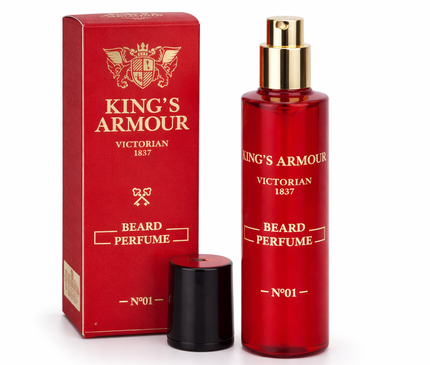 King’s Armour Beard Perfume – Argan Oil + Parfum | Fris, Verzorgend & Luxe Finish