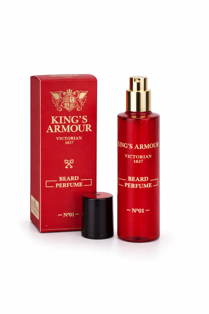 King’s Armour Beard Perfume – Argan Oil + Parfum | Fris, Verzorgend & Luxe Finish