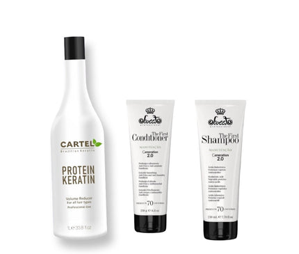 CARTEL BRAZILIAN  PROTEIN 1000ML 100 % NATUURLIJK PRODUCT &amp; Sweet Professional Shampoo &amp; Conditioner – Natuurlijke verzorging na keratine