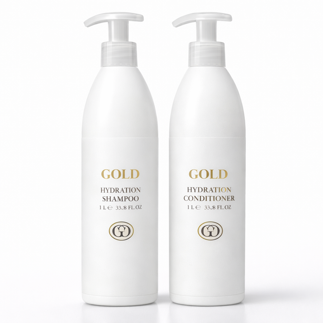 GOLD Hydration Shampoo & Conditioner 1 L Duo Set