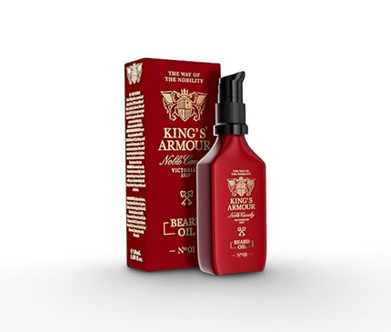 King’s Armour Noble Crown Beard Oil N°01 – Luxe Baardolie voor Kracht & Verzorging