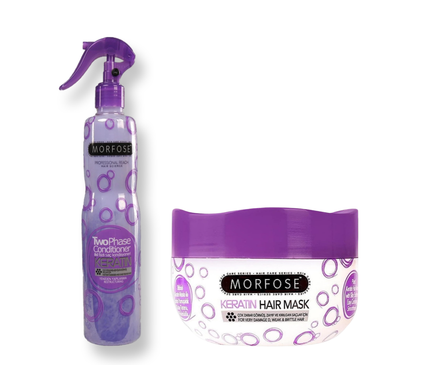 Morfose - Keratin Two Phase Conditioner & Keratin Hair Mask