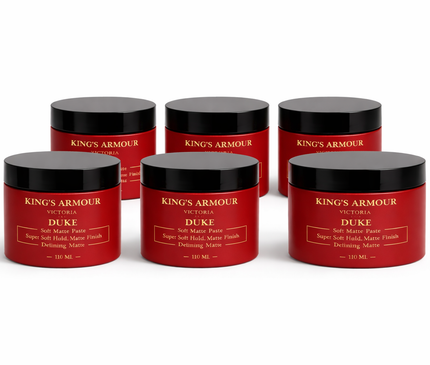 King’s Armour Duke Soft Matte Paste 110 ML – 6 Stuks Voordeelverpakking